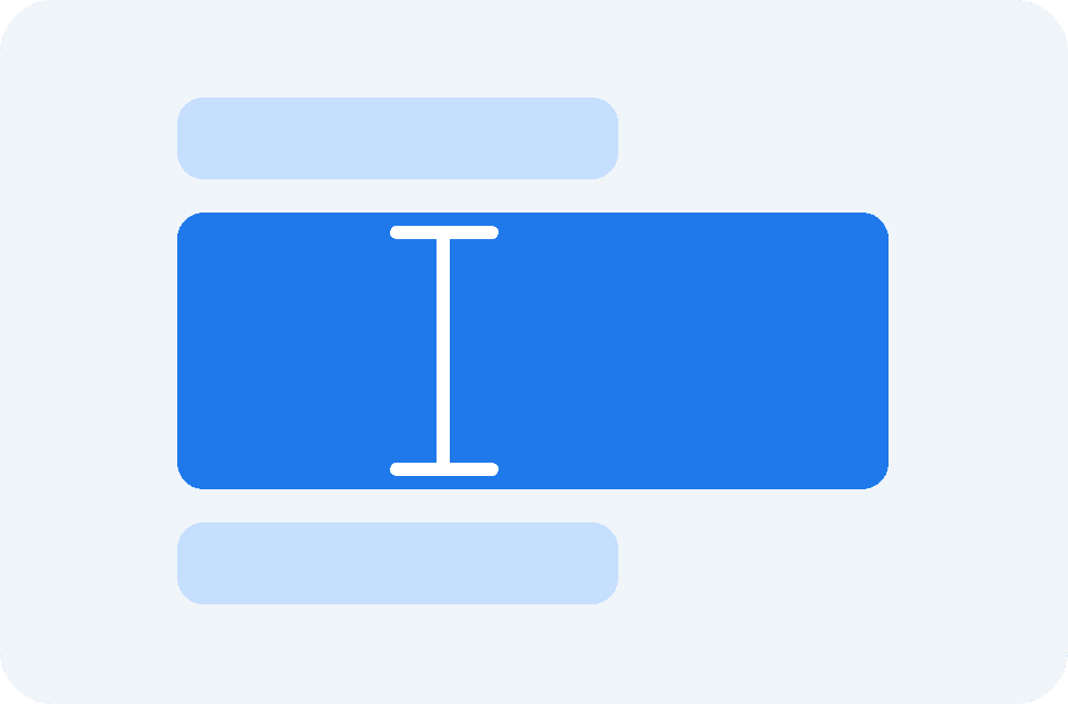 Dense customer service interface