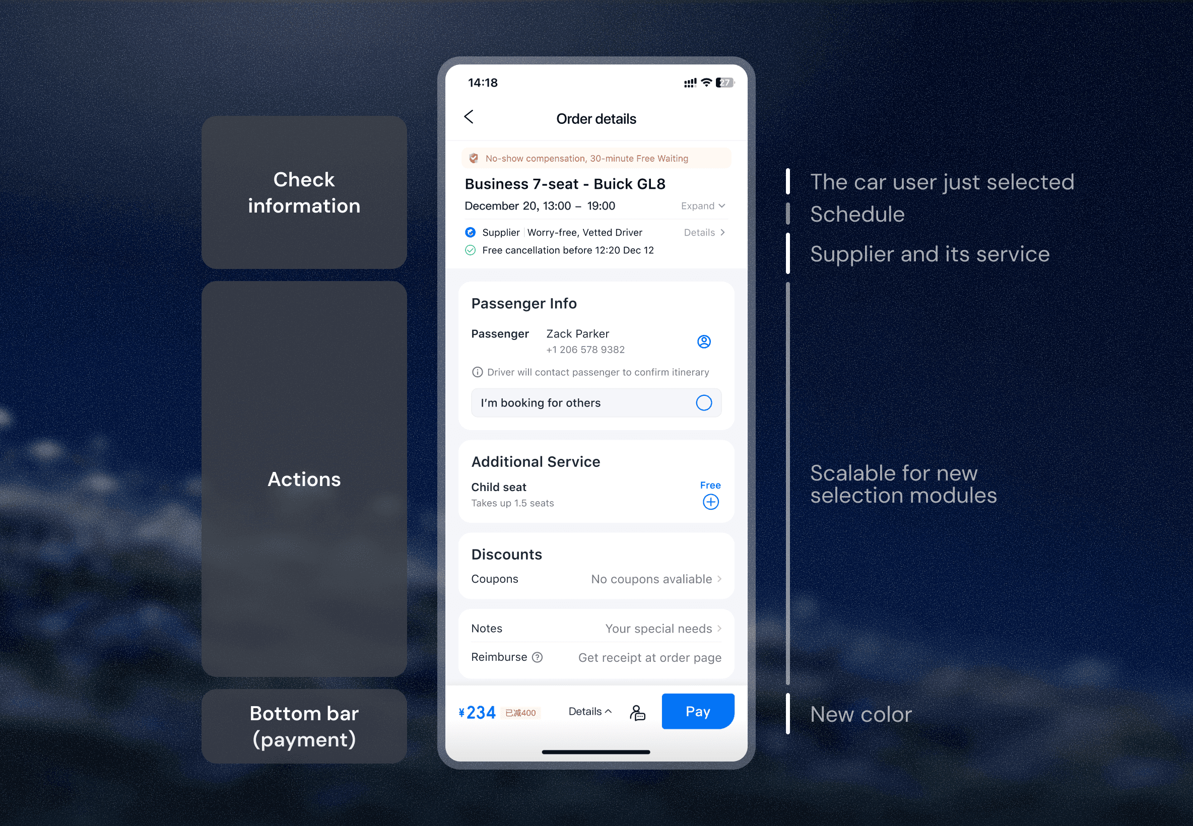 Reorganize info & reduce visual noise — 2
